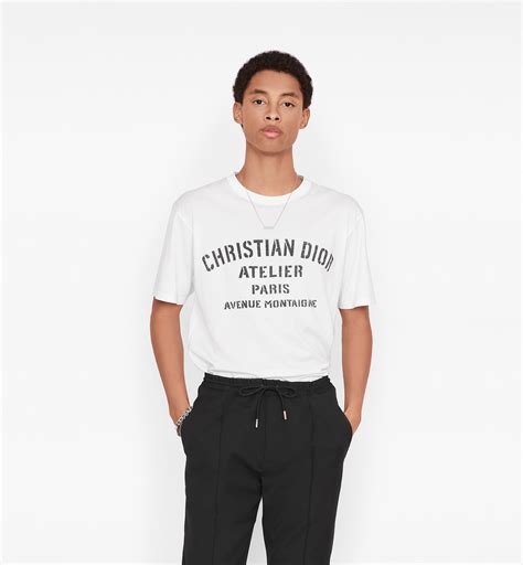 christian dior atelier t-shirt white|men's Dior t shirt sale.